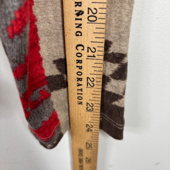 Lauren Ralph Lauren Sweater XL Aztec Tribal Southwestern Western Print Cotton - Picture 8 of 9